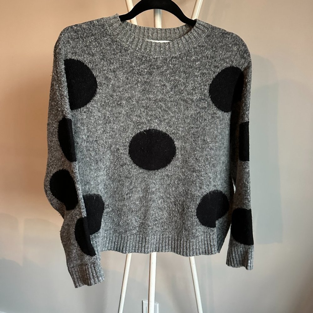 Workshop Republic Oversized Jumbo Polka Dot Sweater size Medium